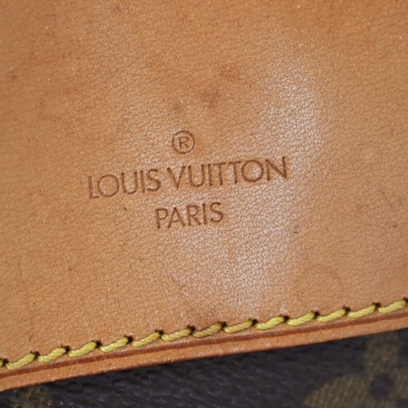 LOUIS VUITTON LV Logo Deauville Hand Bag Monogram Leather Brown M47270 86GA444 - Picture 12 of 16